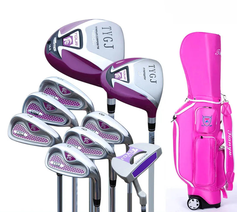 Fashion Promotional a Complete Set of Golf Clubs for Women's Practice Sets Beginners to Practice a Complete Set of Golf Clubs