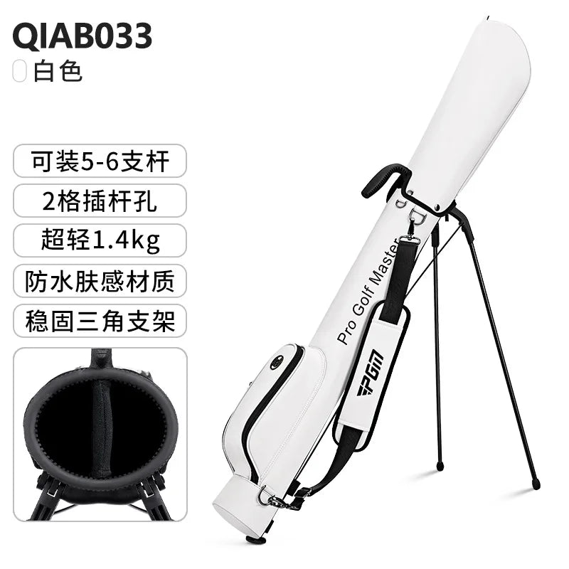 PGM Women Golf Bags Ultra Lightweight Portable Waterproof Rack Bag Women's Stand Ball Bag Waterproof Golf Supplies Club Bag