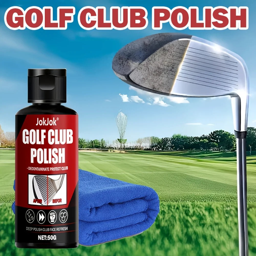 Golf Club Maintenance - Quickly Remove Oxidation and Scratches, Restore Mirror-like Shine. Golf Tournament Gift Set, Golf Access