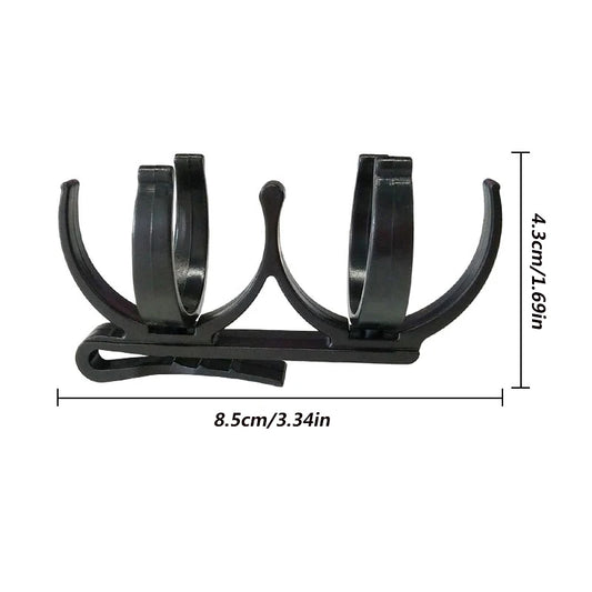 1 Pcs Golf Ball Holder With Clip Can hold 2 Golf Balls Portable Golfer Sporting Training Tool Accessory Drop Ship