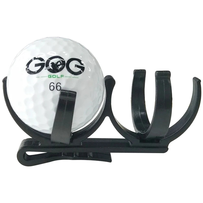 1 Pcs Golf Ball Holder With Clip Can hold 2 Golf Balls Portable Golfer Sporting Training Tool Accessory Drop Ship
