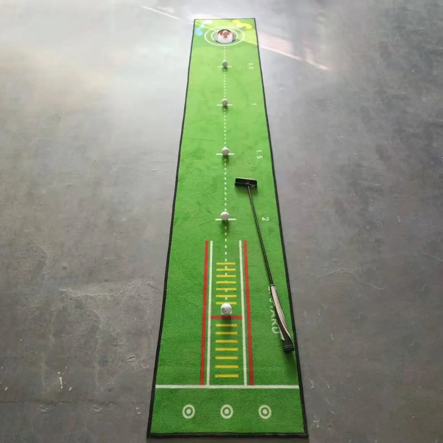 Golf Putting Mat Foldable Golf Training Putting Practice Detection Golf Accessories for Men Improve Golf Skills Golfer Home