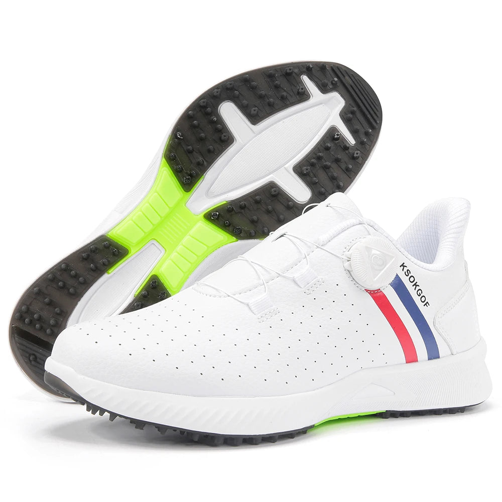 Factory Customized OEM Provides Excellent Long-term Cushioning Anti Slip Waterproof Leather Ultra-fine Fiber Unisex Autumn Golf