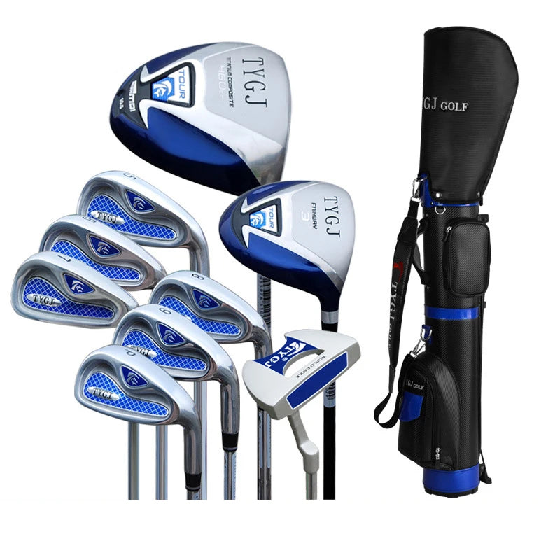 YIWU Golf Clubs Complete Set Right Handed for Men Beginner 13 Clubs with Stand Bag Wedge and Driver Full Golf Club Set