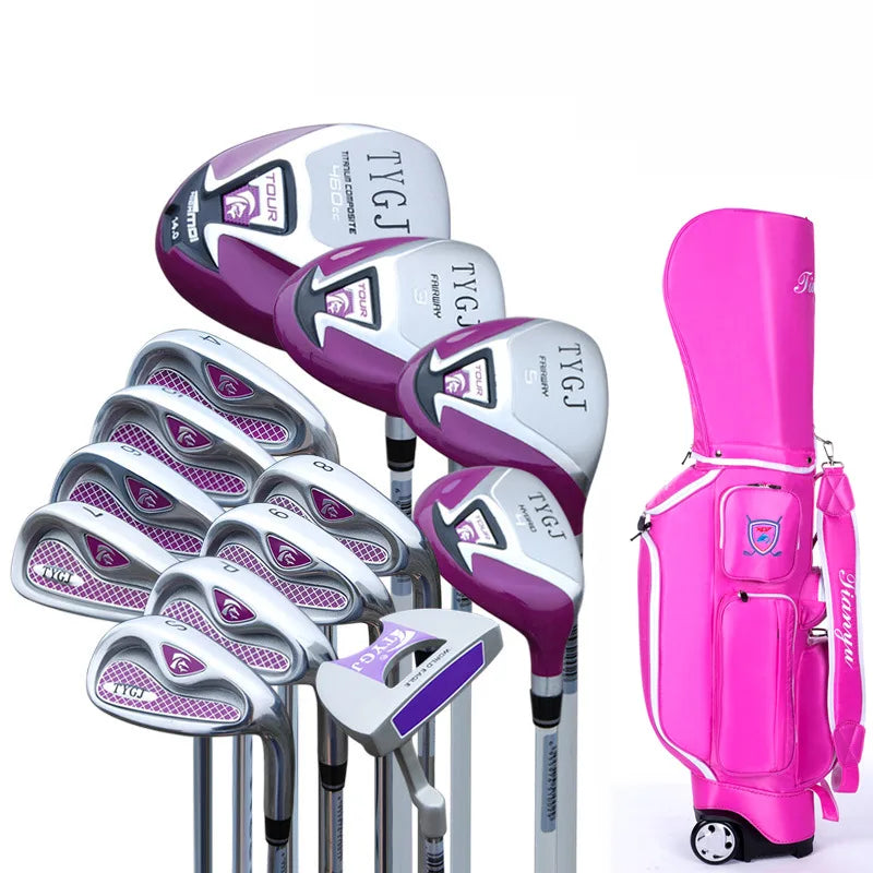 Fashion Promotional a Complete Set of Golf Clubs for Women's Practice Sets  Beginners to Practice a Complete Set of Golf Clubs