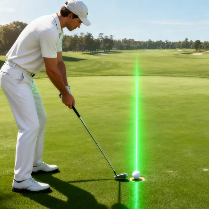 ISmartlaser ISM-GD55-520-2x12.5 High Power 20mw Green Line Laser Training Device Aluminum/ABS Housing Tripod Golf Putting