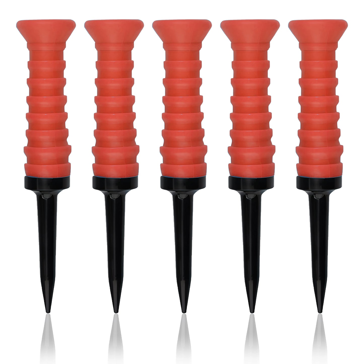 5Pcs Premium Elastic Golf Tees-83mm/3.24" Rubber Ball Tee Holder-Durable Flexible Golf Accessories Five Colors Available Custom