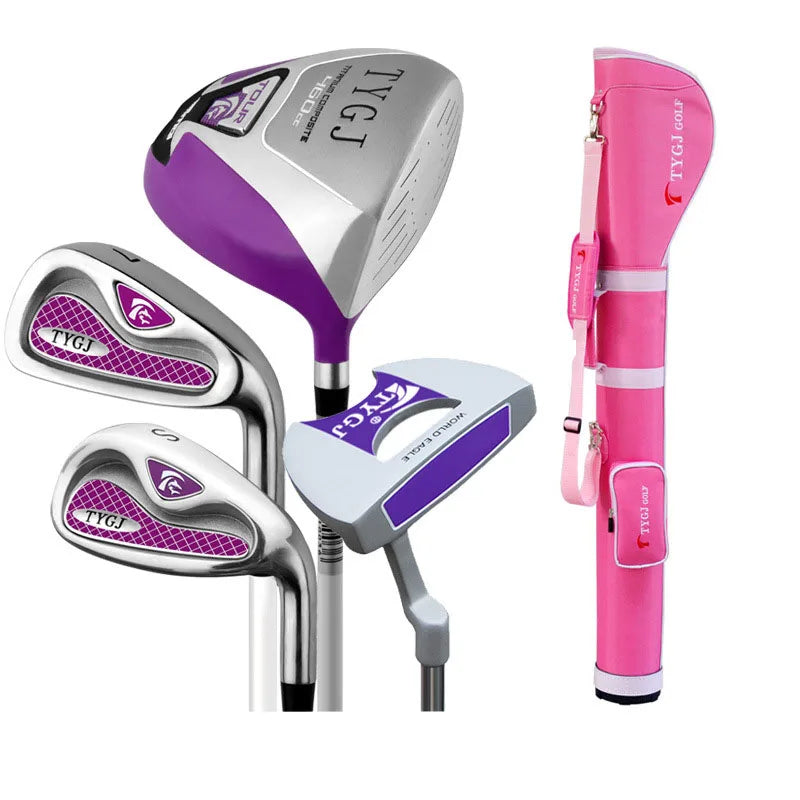 Fashion Promotional a Complete Set of Golf Clubs for Women's Practice Sets  Beginners to Practice a Complete Set of Golf Clubs