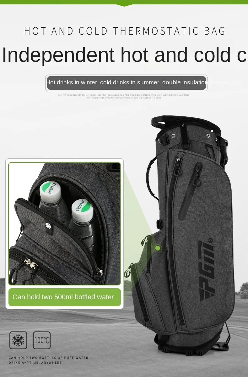 PGM Men's Golf Bag Ultra Lightweight and Stable Holder Bag QB092