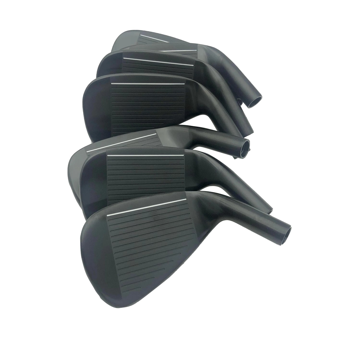 Club Golf OEM High-quality Forged Left-handed Junior Beginner Iron Golf Clubs Set 7Pcs #4- P Graphite Steel Shafts Rubber Grip