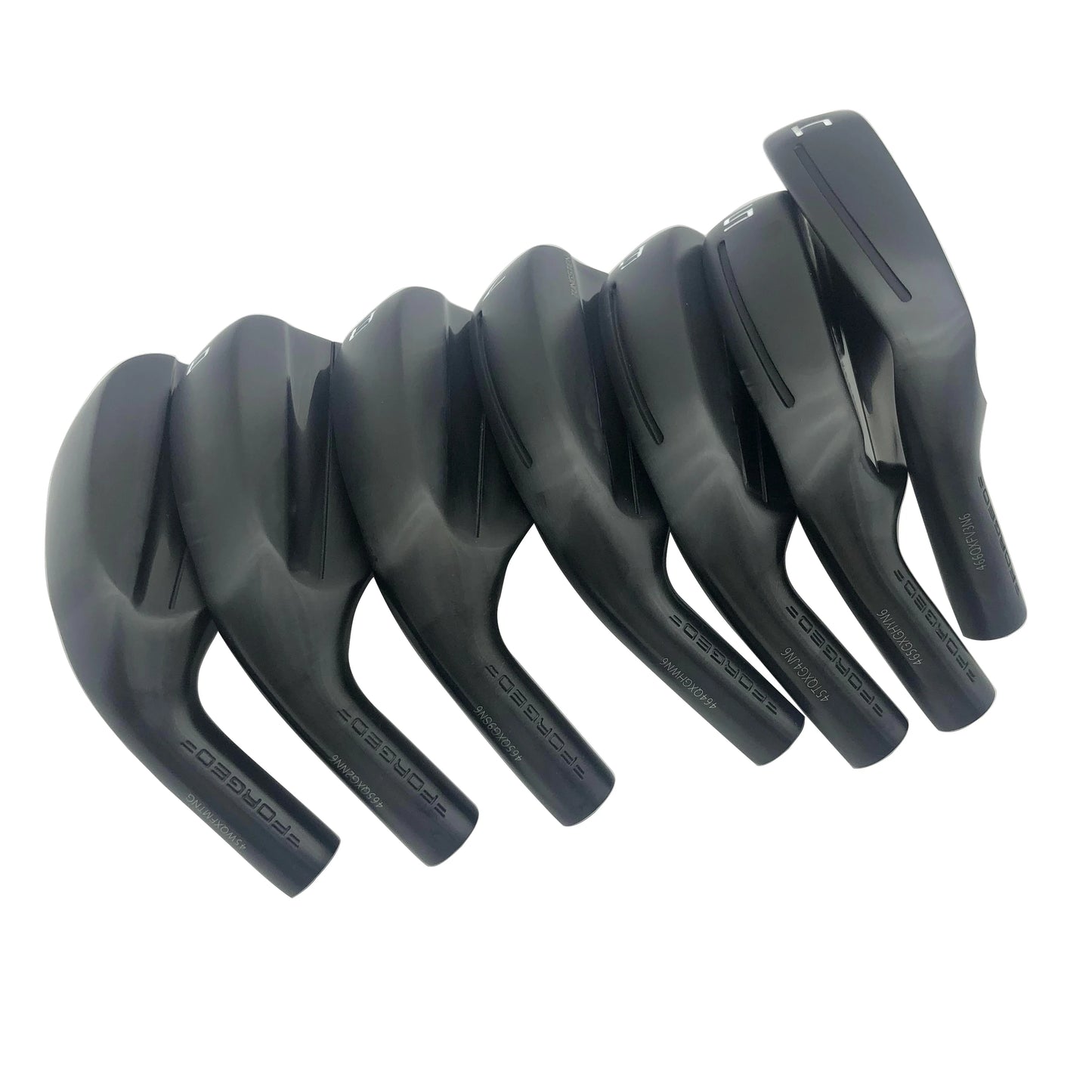 Club Golf OEM High-quality Forged Left-handed Junior Beginner Iron Golf Clubs Set 7Pcs #4- P Graphite Steel Shafts Rubber Grip