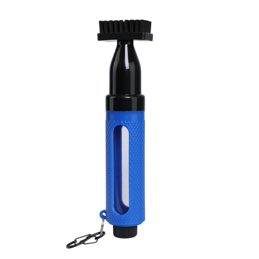 New Golf Supplier Wholesale in Stock Pro Club Accessories Blue High Quality PVC Bristle Squeeze Bottle Water Golf Cleaning Brush