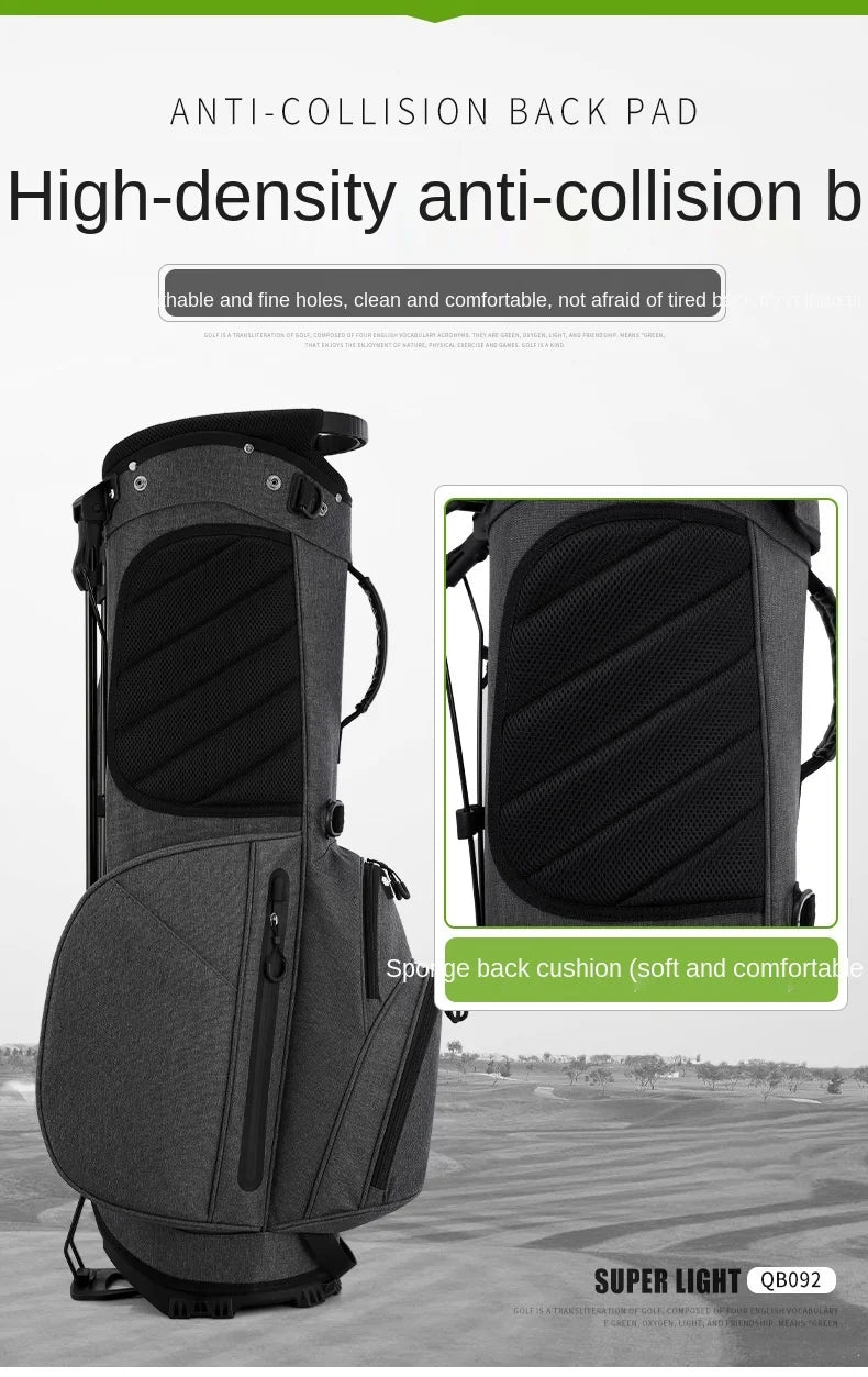 PGM Men's Golf Bag Ultra Lightweight and Stable Holder Bag QB092