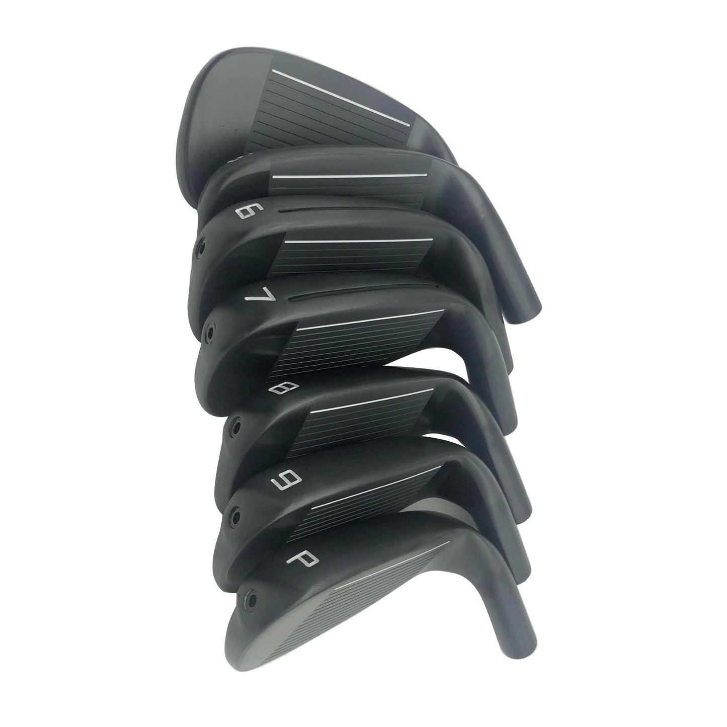Club Golf OEM High-quality Forged Left-handed Junior Beginner Iron Golf Clubs Set 7Pcs #4- P Graphite Steel Shafts Rubber Grip