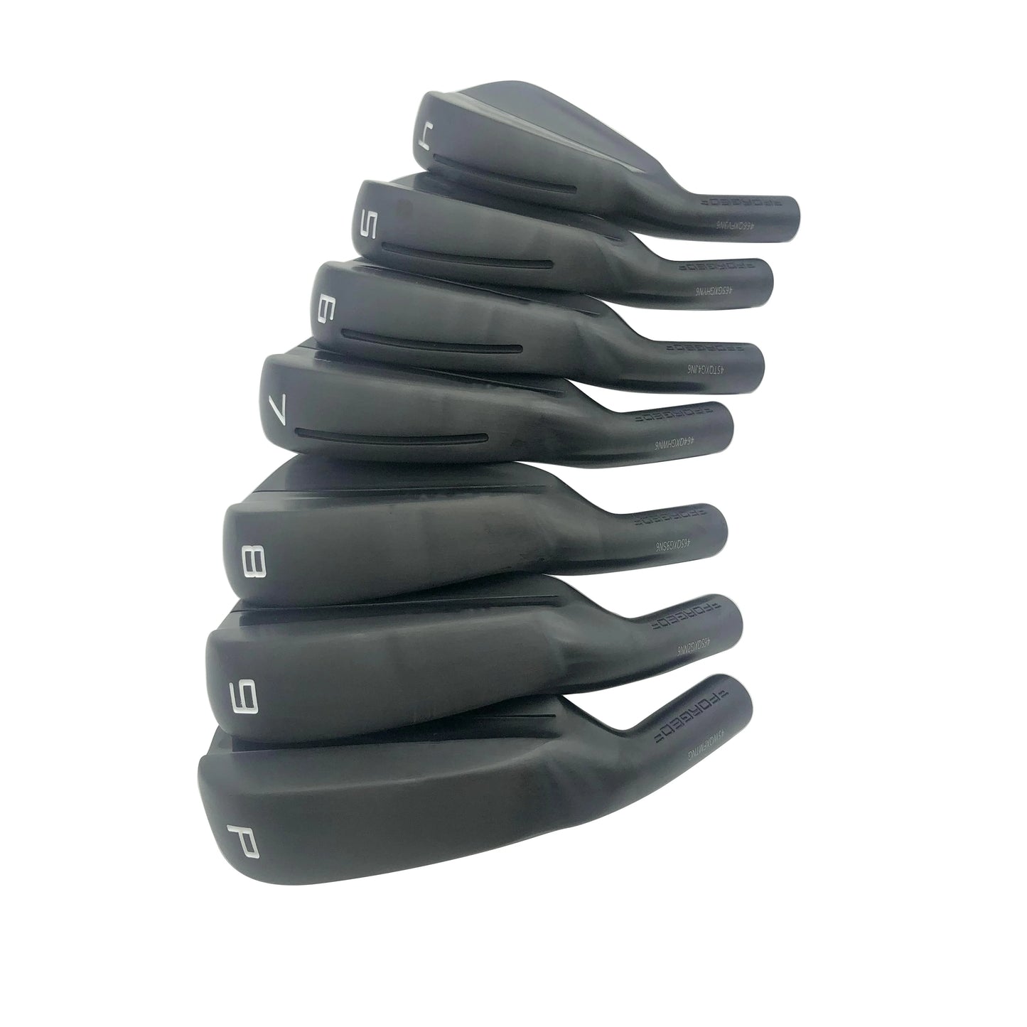 Club Golf OEM High-quality Forged Left-handed Junior Beginner Iron Golf Clubs Set 7Pcs #4- P Graphite Steel Shafts Rubber Grip