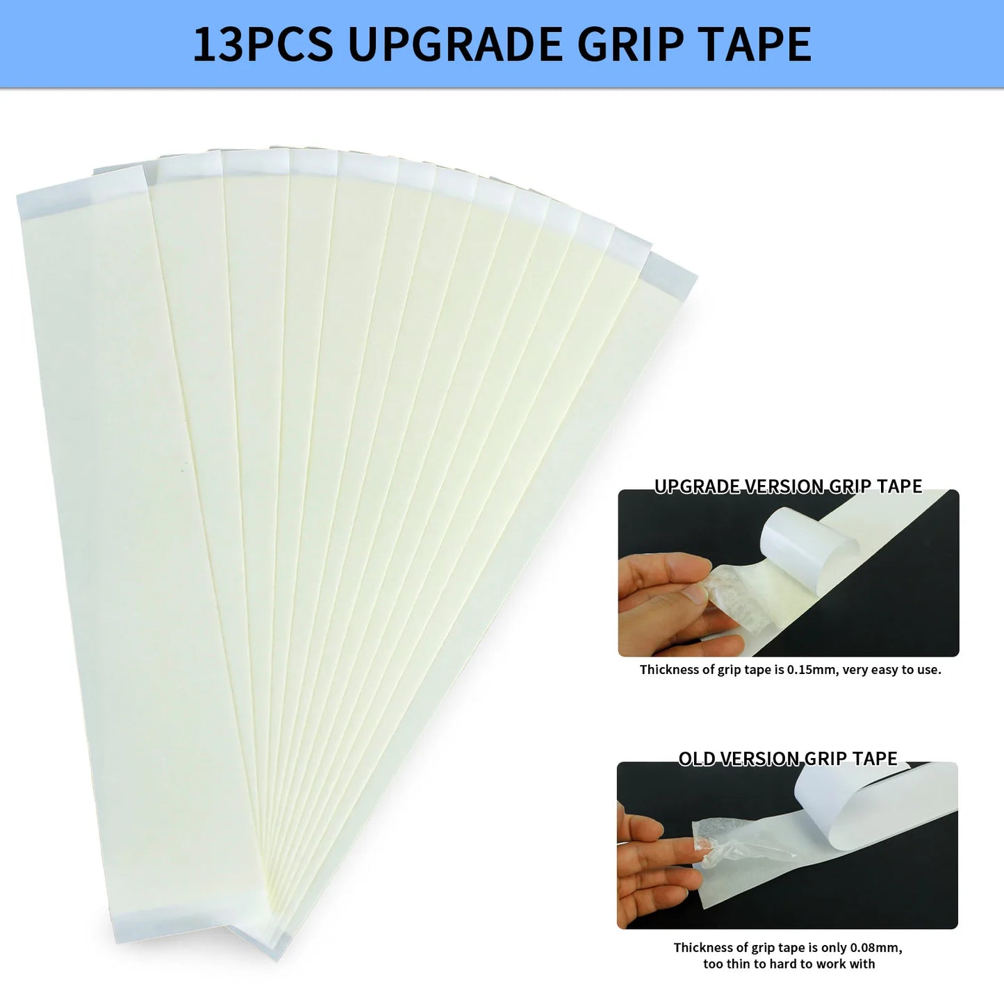 Golf Repair Kit Set for Regripping Golf Clubs Inlcudes 13Pcs Grip Tapes, Hook Knife, Solvent, Grip Tape Remover and Clamp