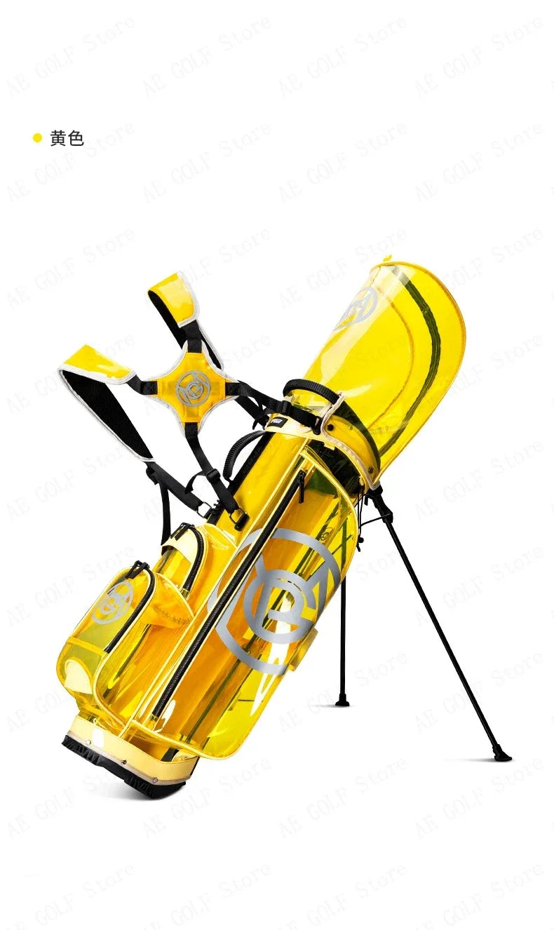 PGM Golf Bag Women High Quality Waterproof  Portable Club Pack Lightweight Bright Transparent Put All Sets Clubs QB131