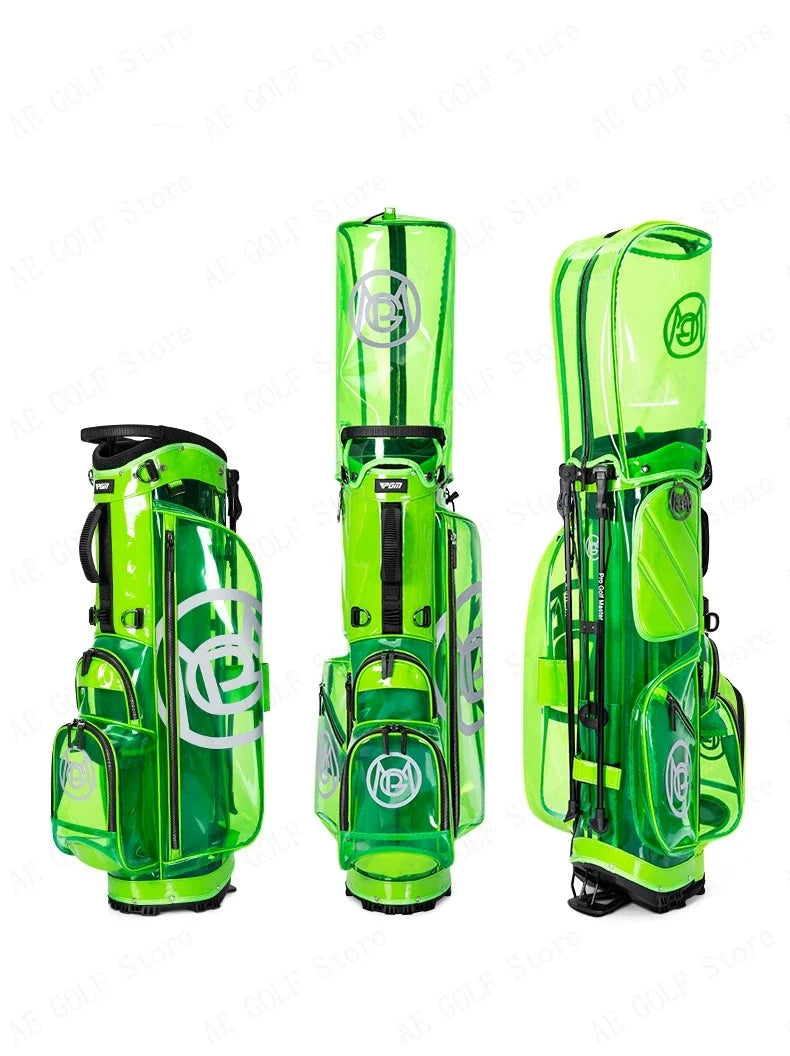 PGM Golf Bag Women High Quality Waterproof  Portable Club Pack Lightweight Bright Transparent Put All Sets Clubs QB131