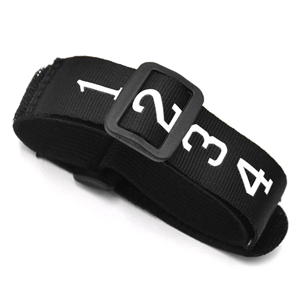 Football Referee Gear Football Referee Marking Equipment Football Numbered Wrist Down Indicator Sports Match Scoring Supplies