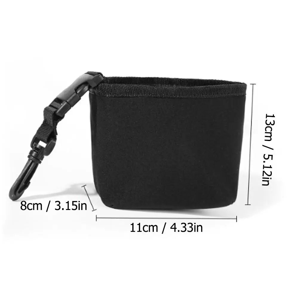 Portable Golf Cleaning Bag with Golf Ball Cleaner, Club Brush, and Water Container - Essential Golf Accessories for Outdoor Golf