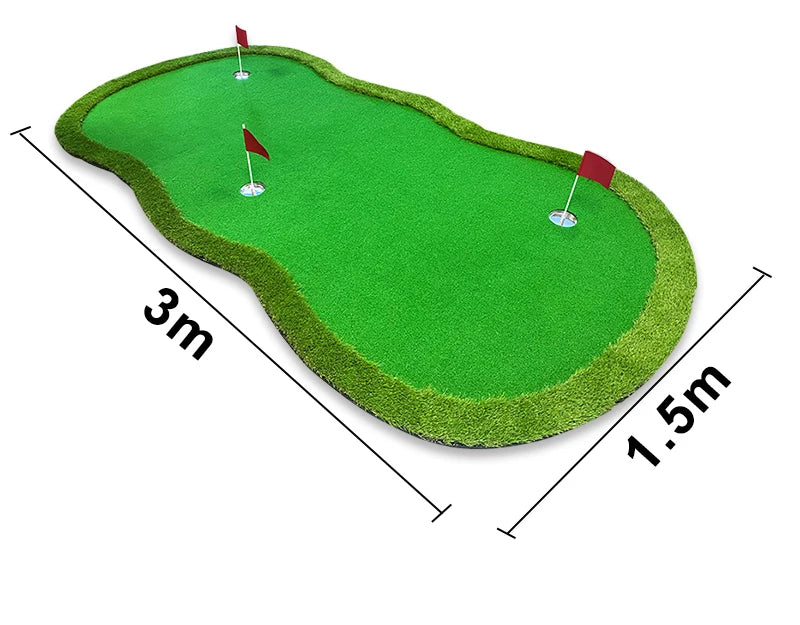 Indoor Outdoor Training Mat Portable Golf Green Simulator Golf Equipment Mini Golf Course