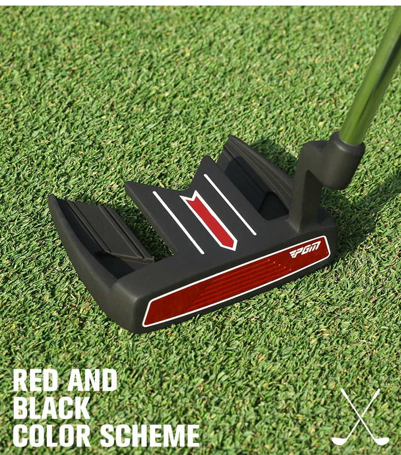 PGM Men's golf clubs , stable low center of gravity, and high forgiveness Golf single putter with arrow aiming line TUG097