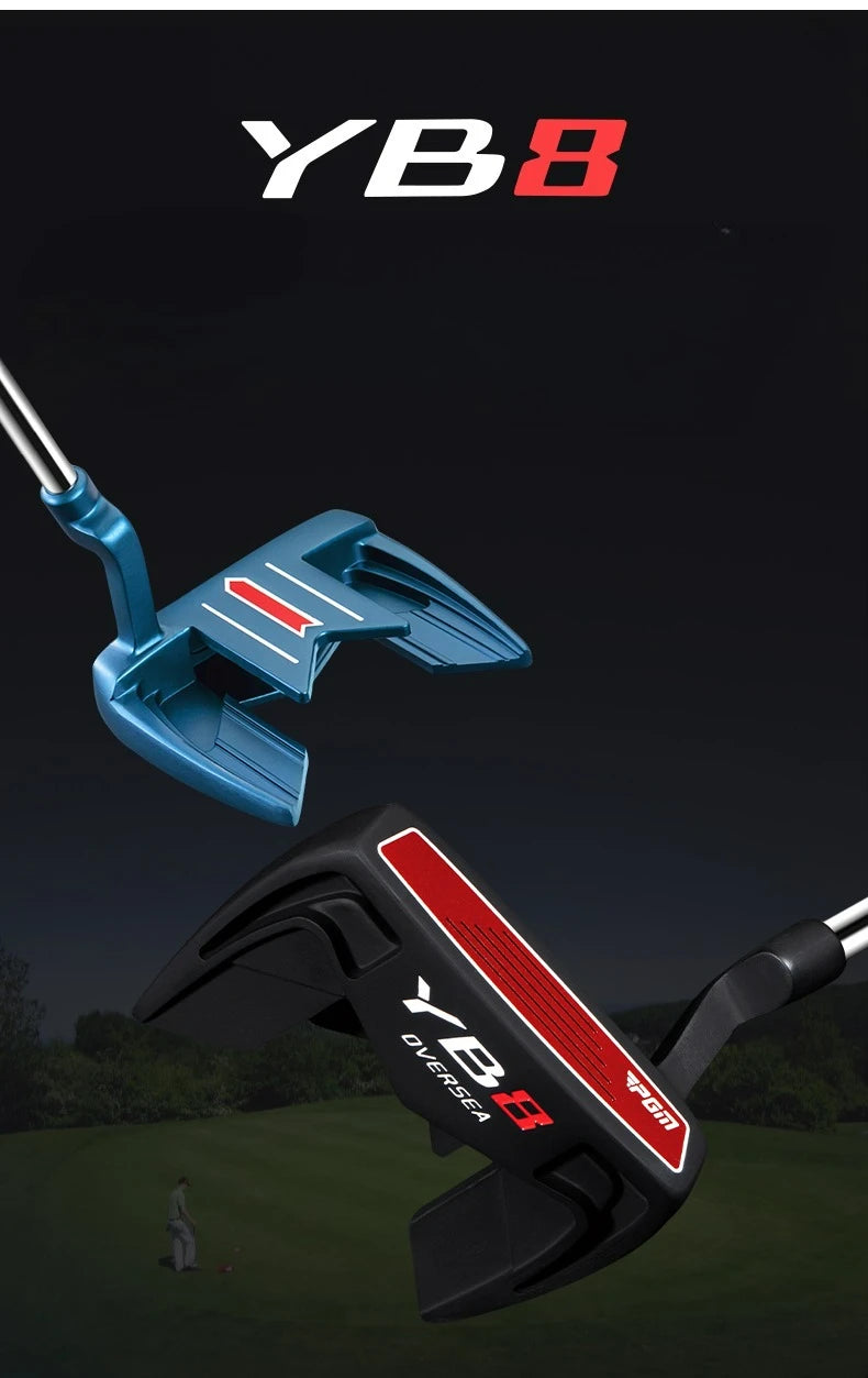 PGM Men's golf clubs , stable low center of gravity, and high forgiveness Golf single putter with arrow aiming line TUG097