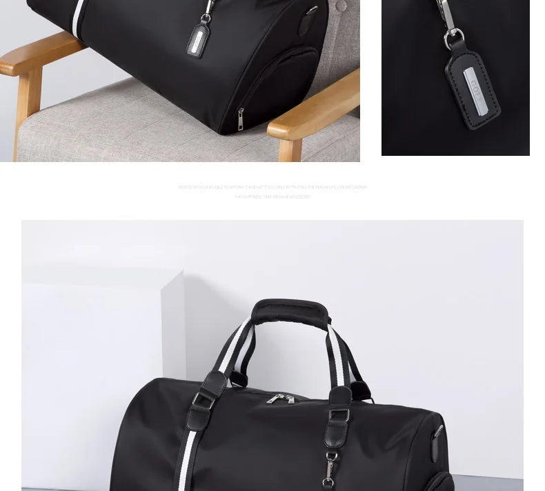 GOLF men's travel bag, short distance luggage bag, dry and wet separation fitness bag, backpack, business trip portable