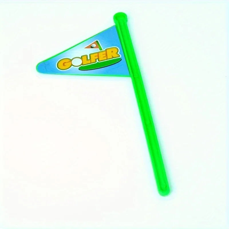 1set Mini Golf Putting Green Set - Toilet Leisure Entertainment Sport-Bathroom Indoor Sports Game with Putter & Ball for Adults