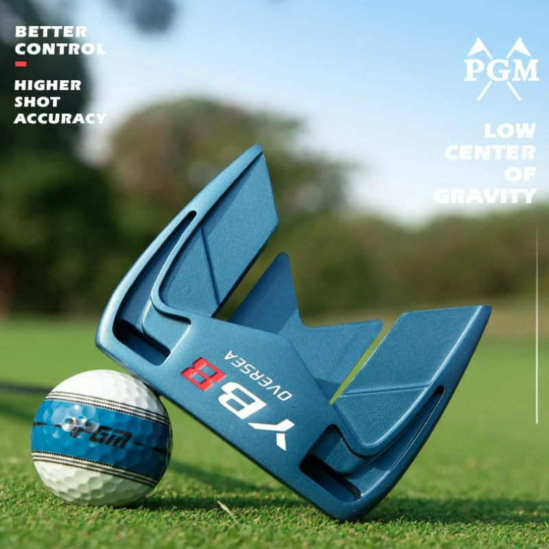 PGM Men's golf clubs , stable low center of gravity, and high forgiveness Golf single putter with arrow aiming line TUG097