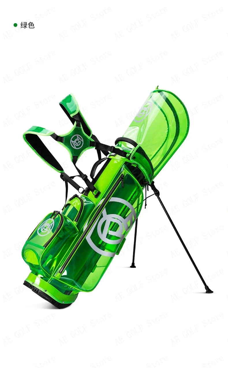 PGM Golf Bag Women High Quality Waterproof  Portable Club Pack Lightweight Bright Transparent Put All Sets Clubs QB131