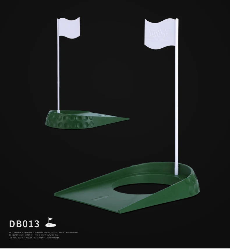 PGM Golf Hole Cup with Hole Flag ABS Portable Indoor Golf Putting Trainer Putter Green Practice Home Yard Outdoor Training Aid