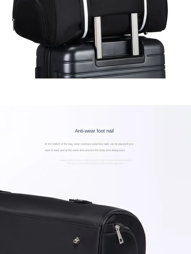 GOLF men's travel bag, short distance luggage bag, dry and wet separation fitness bag, backpack, business trip portable