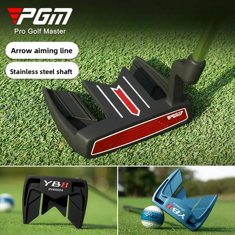 PGM Men's golf clubs , stable low center of gravity, and high forgiveness Golf single putter with arrow aiming line TUG097