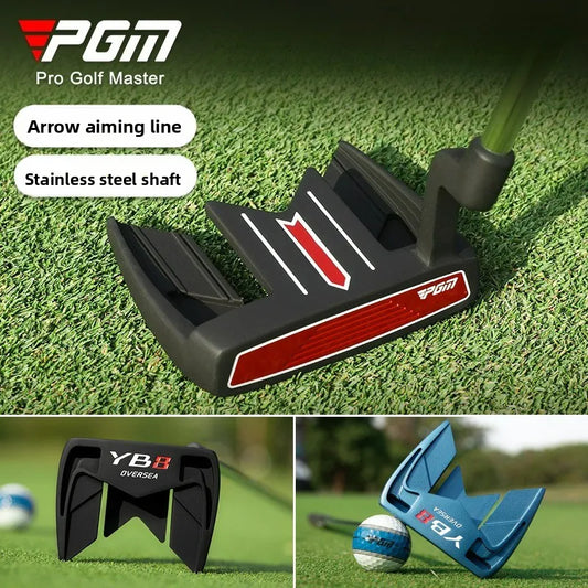 PGM Men's golf clubs , stable low center of gravity, and high forgiveness Golf single putter with arrow aiming line TUG097