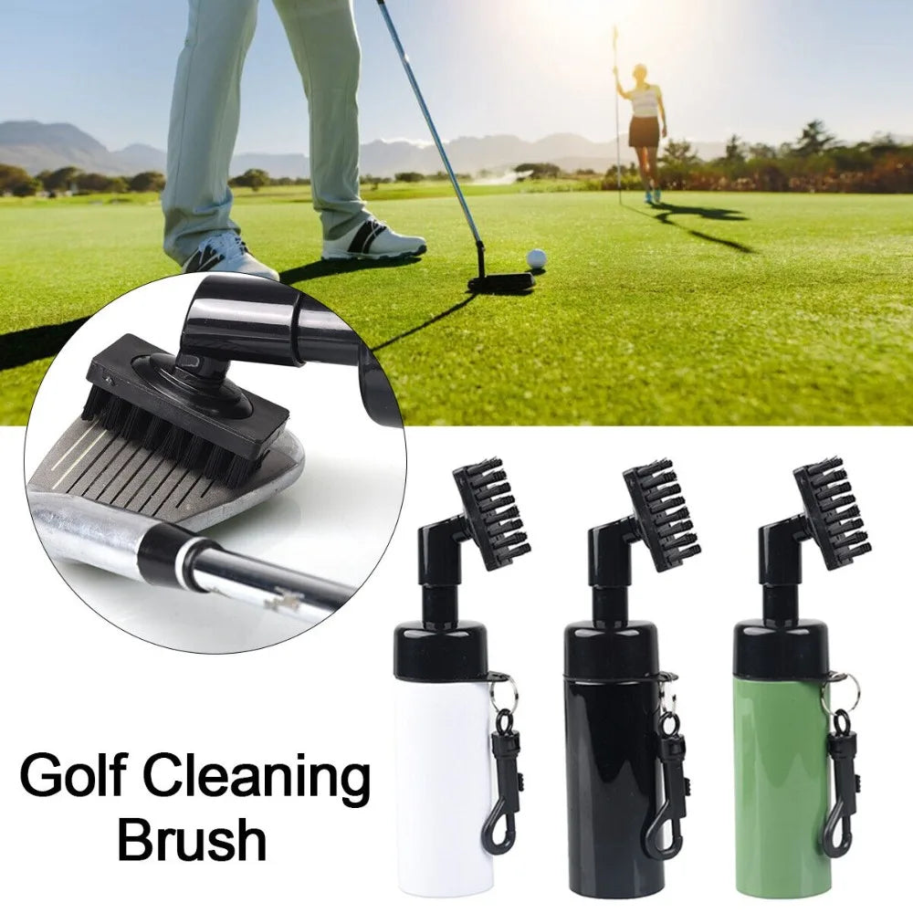 Golf Club Groove Cleaner Brush With Leakproof Spray Bottle Automatic Water Professional Golf Cleaning Kit Portable Golf Tools
