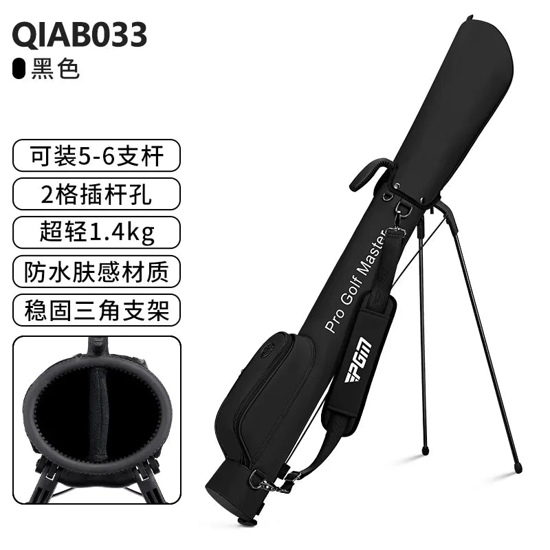PGM Women Golf Bags Ultra Lightweight Portable Waterproof Rack Bag Women's Stand Ball Bag Waterproof Golf Supplies Club Bag