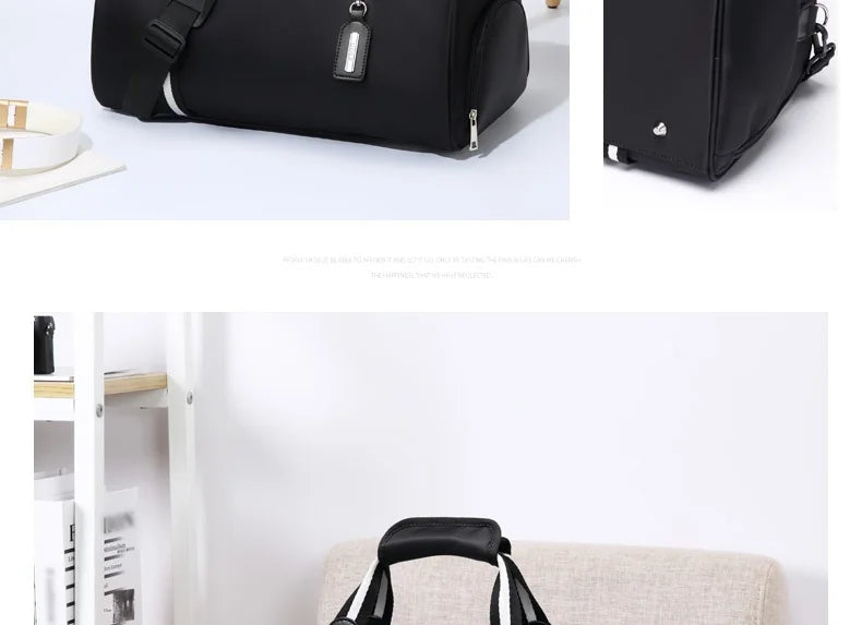 GOLF men's travel bag, short distance luggage bag, dry and wet separation fitness bag, backpack, business trip portable