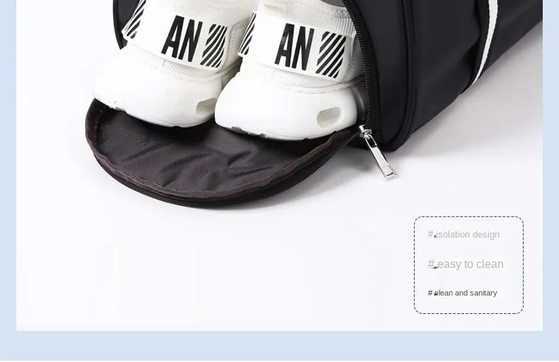 GOLF men's travel bag, short distance luggage bag, dry and wet separation fitness bag, backpack, business trip portable