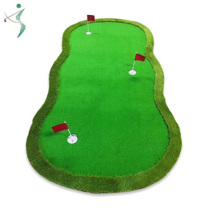Indoor Outdoor Training Mat Portable Golf Green Simulator Golf Equipment Mini Golf Course