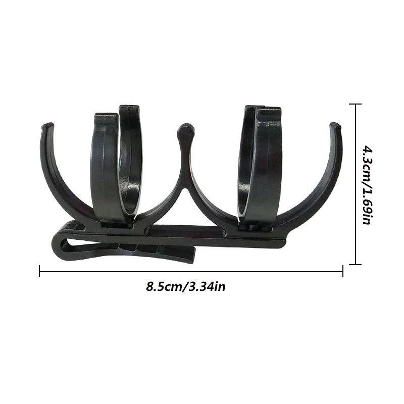 1 Pcs Golf Ball Holder With Clip Can hold 2 Golf Balls Portable Golfer Sporting Training Tool Accessory Drop Ship