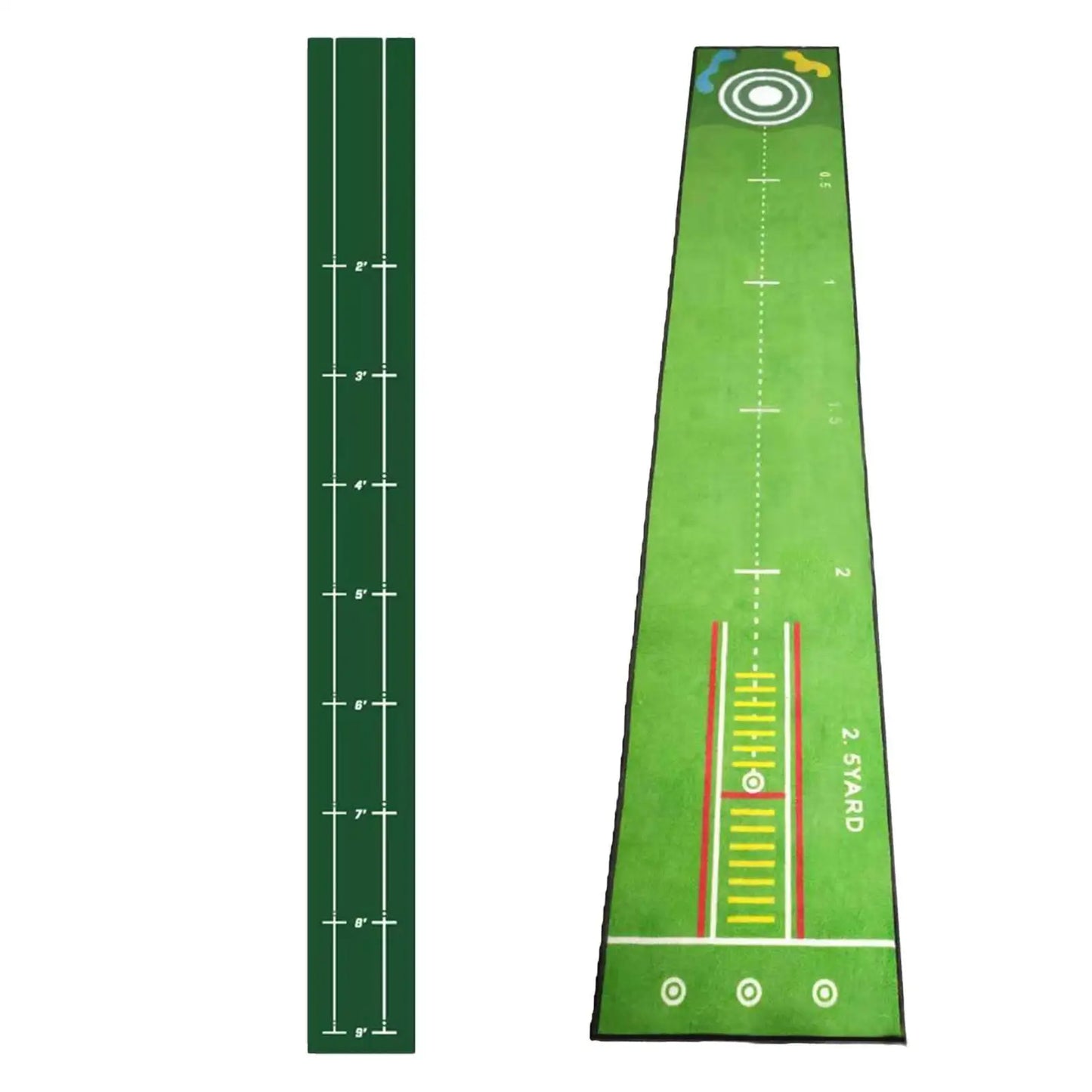Golf Putting Mat Foldable Golf Training Putting Practice Detection Golf Accessories for Men Improve Golf Skills Golfer Home