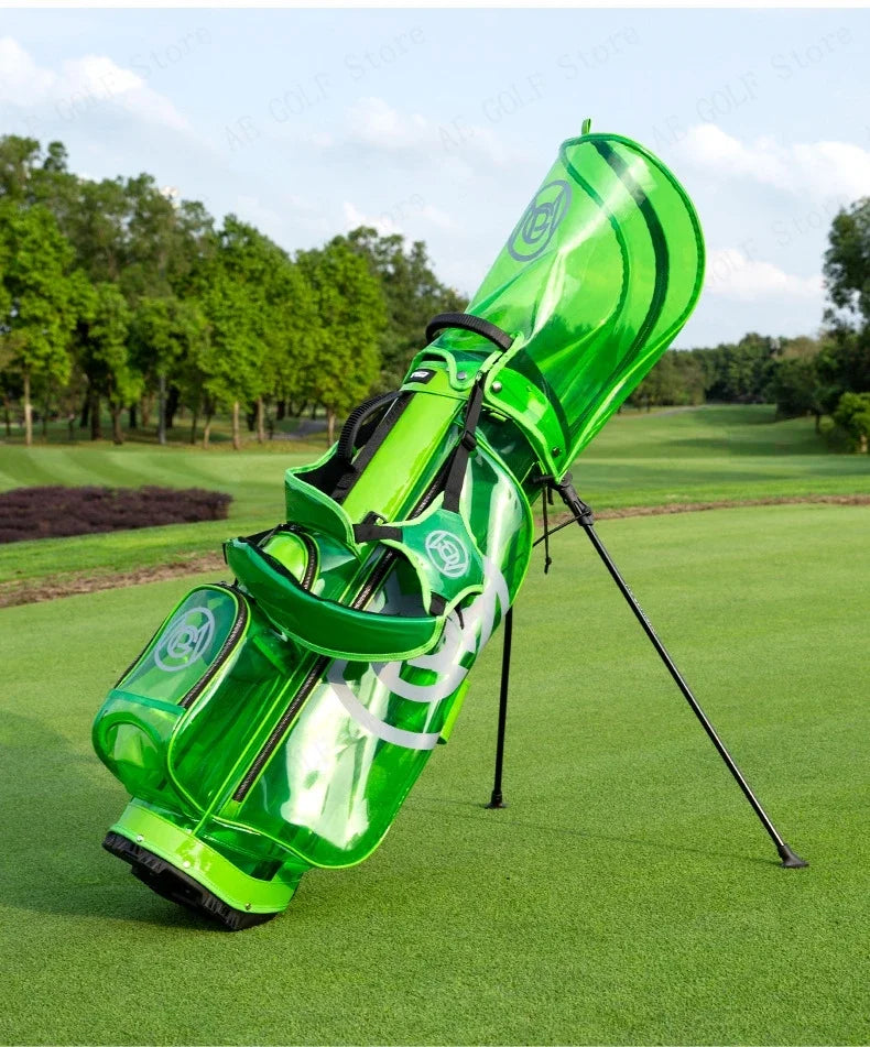 PGM Golf Bag Women High Quality Waterproof  Portable Club Pack Lightweight Bright Transparent Put All Sets Clubs QB131