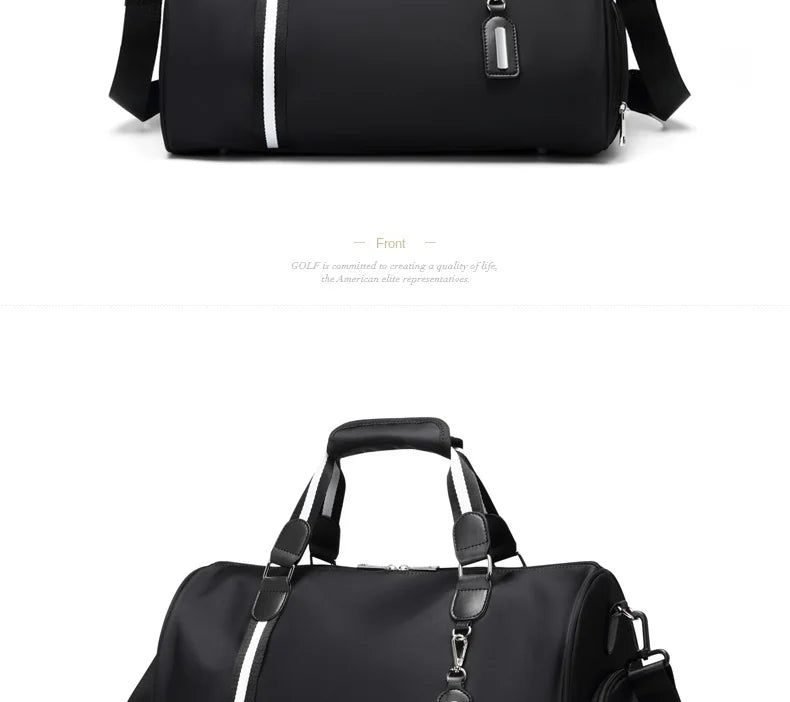 GOLF men's travel bag, short distance luggage bag, dry and wet separation fitness bag, backpack, business trip portable