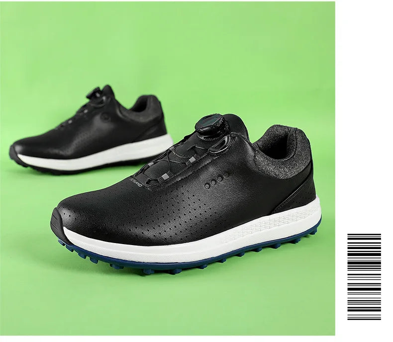 Golf Shoes Rotating Buckle Casual Shoes Breathable Mesh Sports Shoes High-quality Sneakers Brand Solid Color Thick Sole
