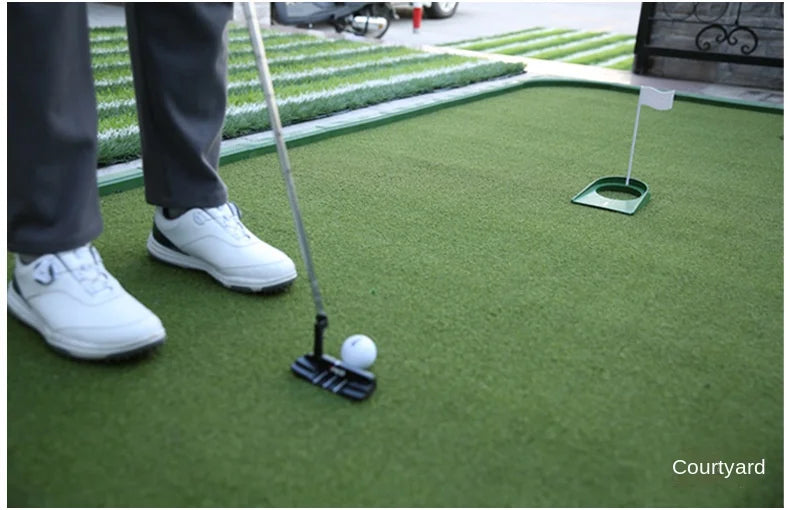 PGM Golf Hole Cup with Hole Flag ABS Portable Indoor Golf Putting Trainer Putter Green Practice Home Yard Outdoor Training Aid