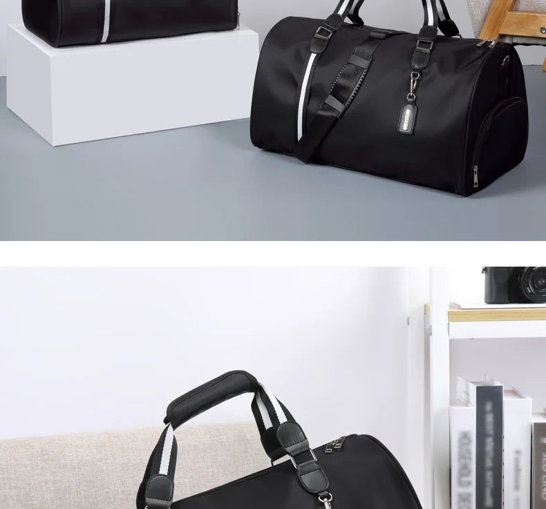 GOLF men's travel bag, short distance luggage bag, dry and wet separation fitness bag, backpack, business trip portable