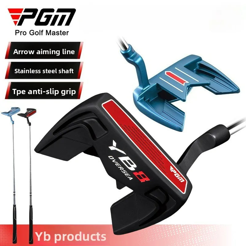 PGM Men's golf clubs , stable low center of gravity, and high forgiveness Golf single putter with arrow aiming line TUG097