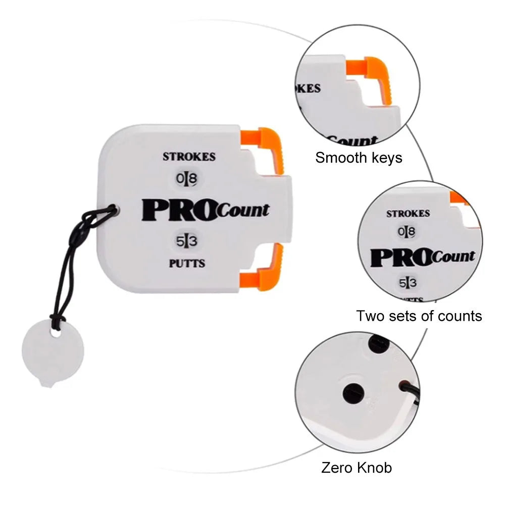 Golf Training Aids Two Digits Golf Shot Count Two Digits Scoring Keeper Golf Count With Keychain Stroke Putt Score Counter