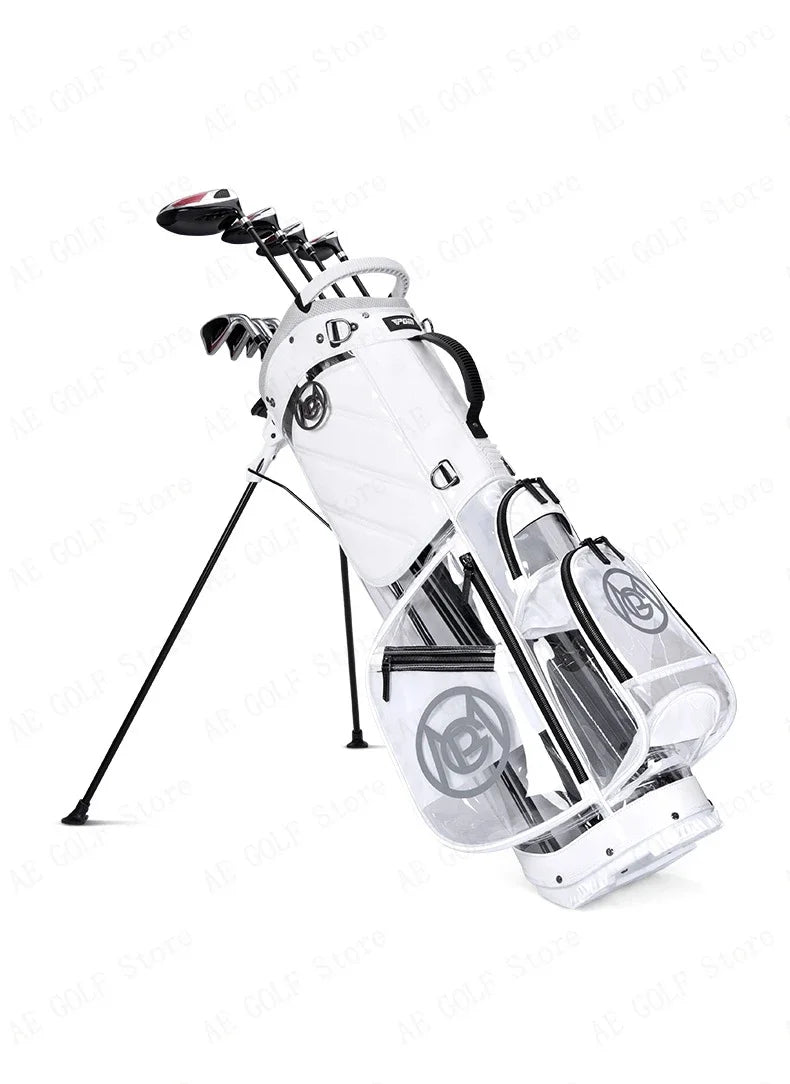 PGM Golf Bag Women High Quality Waterproof  Portable Club Pack Lightweight Bright Transparent Put All Sets Clubs QB131